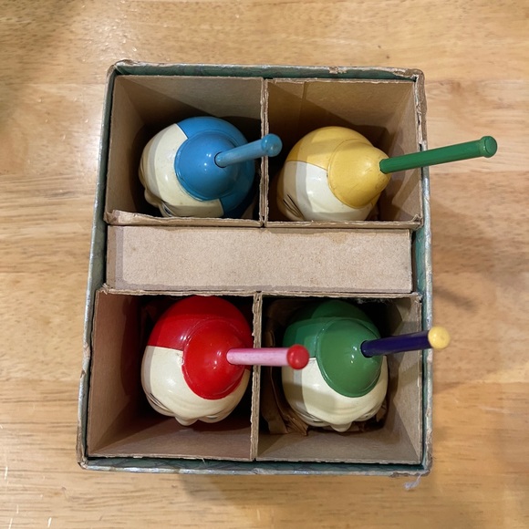 Vintage Roly Poly Bridge Celluloid Table Markers - Picture 6 of 6